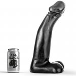 REALISTYCZNE CZARNE DILDO ALL BLACK 29CM FISTING