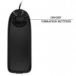 BAILE - DMUCHANY REALISTYCZNY WIBRATOR Z PILOTEM I PRZYSSAWKĄ 19 CM