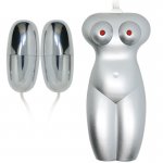 BAILE - WIBRUJĄCY MASTURBATOR POCHWA I ODBYT + KABARETKI