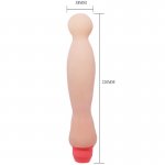 BAILE - WIBRATOR Z KRĘGAMI DO STYMULACJI PUNKTU-G I PROSTATY 22 CM
