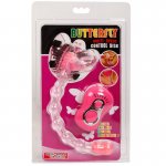 BAILE - STYMULATOR ŁECHTACZKI MOTYLEK Z OGONKIEM STRAP-ON