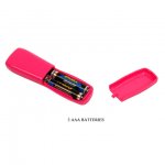 BAILE - STYMULATOR ŁECHTACZKI MOTYLEK Z OGONKIEM STRAP-ON RÓŻOWY