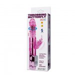 BAILE - WIBRATOR MOTYLEK 12-TRYBÓW WIBRACJI RÓŻOWY 24 CM