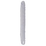 CRYSTAL - PODWÓJNE KRYSTALICZNE DILDO 34CM