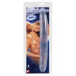 CRYSTAL - PODWÓJNE KRYSTALICZNE DILDO 34CM