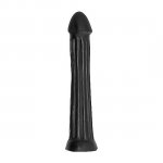 CZARNE SMUKŁE DILDO ALL BLACK 31CM