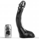 REALISTYCZNE DILDO ALL BLACK 29CM FISTING CZARNE
