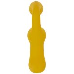 DYNAMICZNY WIBRATOR DO STYMULACJI POCHWY I ŁECHTACZKI ŻÓŁTY