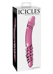 ICICLES - SZKLANE DILDO Z DWOMA INNYMI KOŃCÓWKAMI