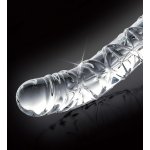 ICICLES - REALISTYCZNE ZAKRZYWIONE SZKLANE DILDO