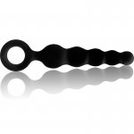 OHMAMA - WTYCZKA ANALNA Z POZIOMUJĄCYM ROZMIAREM CZARNA