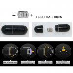 PRETTY LOVE - WIBRUJĄCA NAKŁADKA NA PALEC CZARNA