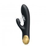 PRETTY LOVE - WIBRATOR Z FUNKCJĄ SSANIA I 24-KARATOWYM ZŁOTEM