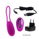 PRETTY LOVE - JAJECZKO STYMULUJĄCE Z PILOTEM FIOLETOWE DAVE