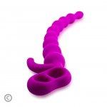 PRETTY LOVE - SILIKONOWE KORALIKI ANALNE FIOLETOWE