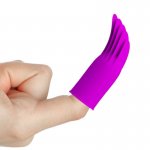 PRETTY LOVE - WIBRUJĄCA NAKŁADKA NA PALEC FIOLETOWA