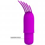 PRETTY LOVE - WIBRUJĄCA NAKŁADKA NA PALEC FIOLETOWA