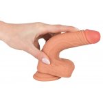 REALISTIXXX - NATURALNE DILDO Z ŻYŁAMI ŻOŁĘDZIEM I JĄDRAMI 17,8CM