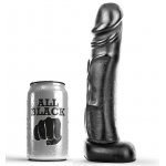 REALISTYCZNE CZARNE DILDO ALL BLACK 22CM