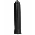 CZARNE GŁADKIE DILDO ALL BLACK 22 CM
