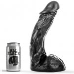 REALISTYCZNE CZARNE DILDO ALL BLACK 28CM
