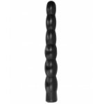 DŁUGIE CZARNE ANALNE DILDO ALL BLACK 32CM