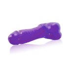 BAILE - REALISTYCZNE DILDO Z JĄDRAMI I PRZYSSAWKĄ FIOLETOWE 19CM