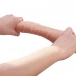 BAILE - REALISTYCZNE ZAKRZYWIONE DILDO ALEX CIELISTE 27CM