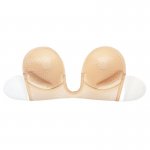 BYE BRA - SAMOPRZYLEPNY BIUSTONOSZ BEZ RAMIĄCZEK ECRU