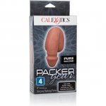 CALEXOTICS - SILIKONOWY PENIS DO UPRZĘŻY 10,25 CM BRĄZOWY
