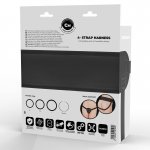 COCK MILLER - UPRZĄŻ STRAP-ON + DILDO CZARNE 19.5 CM