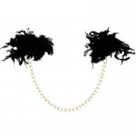 COQUETTE - KAJDANKI Z OZDOBNYMI BRANSOLETAMI I ZŁOTY ŁAĆUCH