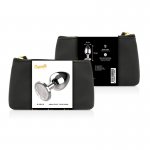 COQUETTE - SREBRNY KOREK ANALNY Z KRYSZTAŁEM L 4X9CM