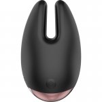 COQUETTE - PODWÓJNY STYMULATOR ŁECHTACZKI CZARNO/ZŁOTY