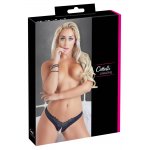 COTTELLI LINGERIE - JEDWABISTE MAJTECZKI Z PEREŁKAMI PRZEZ KROCZE