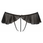 COTTELLI LINGERIE - ZMYSŁOWE STRINGI Z FALBANKAMI I PEREŁKAMI W KROKU