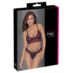 COTTELLI LINGERIE - SEKSOWNY KOMPLET Z ELEGANCKĄ KORONKĄ I TASIEMKAMI