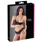COTTELLI LINGERIE - SEKSOWNA KORONKOWA BRALETKA Z OTWARTYMI MAJTECZKAMI