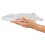 CRYSTAL - PRZEZROCZYSTA NAKŁADKA NA PENISA 28CM