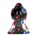 CZARNY KULOWY KOREK ANALNY ALL BLACK 17,5CM