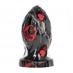 CZARNA ROWKOWANA ZATYCZKA ANALNA ALL BLACK 12CM