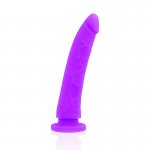 DELTA CLUB - REALISTYCZNE SILIKONOWE DILDO FIOLETOWE 17CM