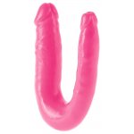 DILLIO - PODWÓJNE REALISTYCZNE DILDO RÓŻOWE 28CM