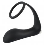 PIERŚCIEŃ WIBRUJĄCY I WTYCZKA ANALNA-BLACK VELVETS