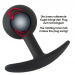 OKRĄGŁA ZATYCZKA ANALNA Z KULKĄ W ŚRODKU - ŚREDNIA/BACKDOOR FRIEND MEDIUM