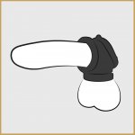 ELASTYCZNY PIERŚCIEŃ NA PENISA I JĄDRA CZARNY 7CM