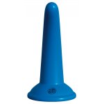 FETISH FANTASY SERIES - NIEBIESKIE WĄSKIE DILDO Z PASKIEM STRAP-ON