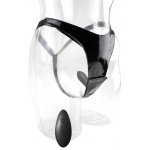 FETISH FANTASY SERIES - ELASTYCZNE STRINGI Z MAŁYM DILDO I VIBRO-BULLETEM