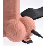 FETISH FANTASY SERIES - STRAP-ON Z WIBRATOREM I DZIURĄ NA PENISA + PILOT