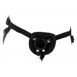 FETISH FANTASY SERIES - REGULOWANA UPRZĄŻ STRAP-ON Z 3 PIERŚCIENIAMI